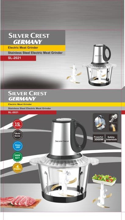 SC Electric Meat Grinder 3.5L 4 Blades 3000 Watts