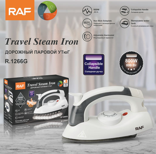 RAF Travel Steam Iron 800 Watts